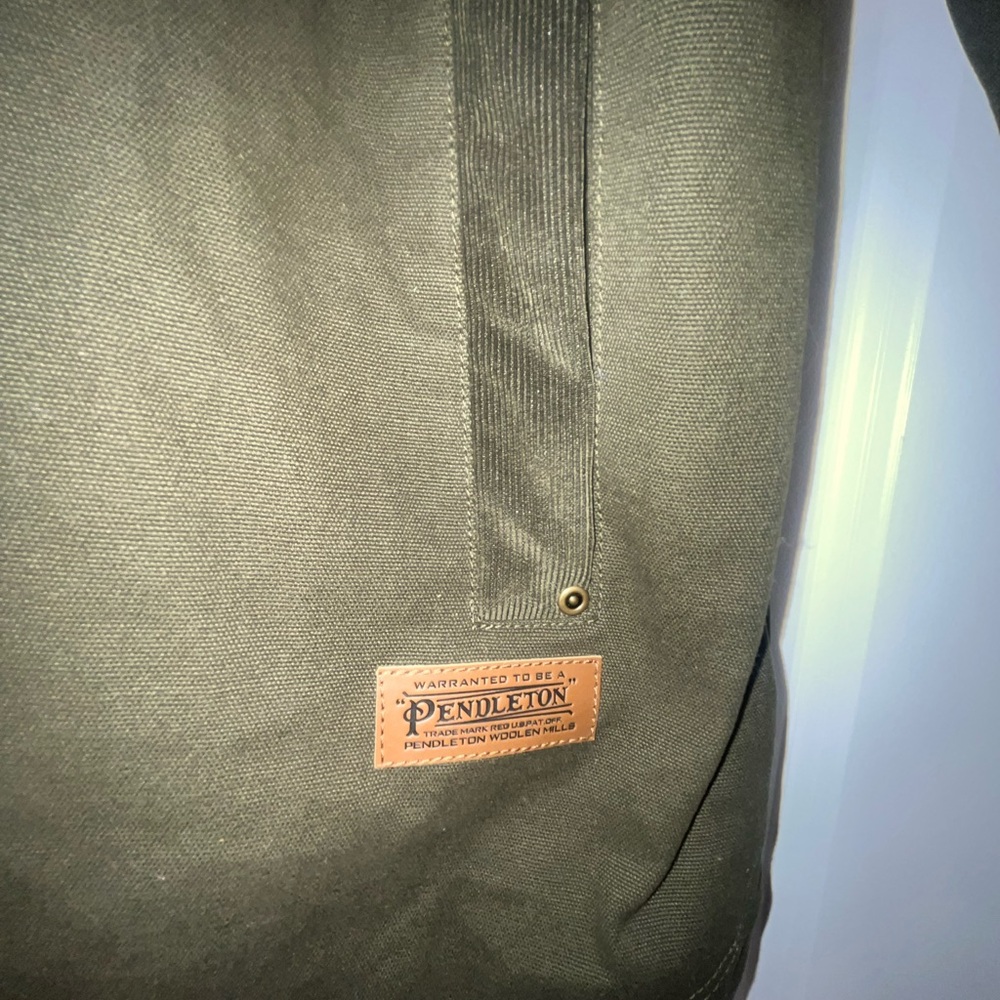 Pendleton Women's Cedar Creek Canvas Parka jacket Olive green - Picture 3 of 6